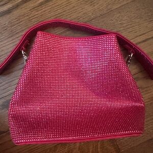 Pink sparkly purse
